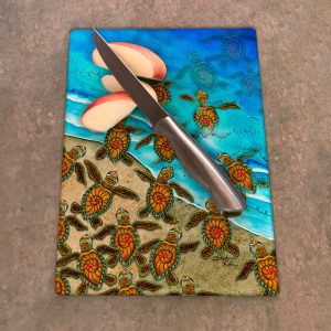 Ocean Bound Turtles Cutting Board