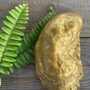 Handcrafted Hydrangea Oyster Shell Ring Dish: Coastal Decor