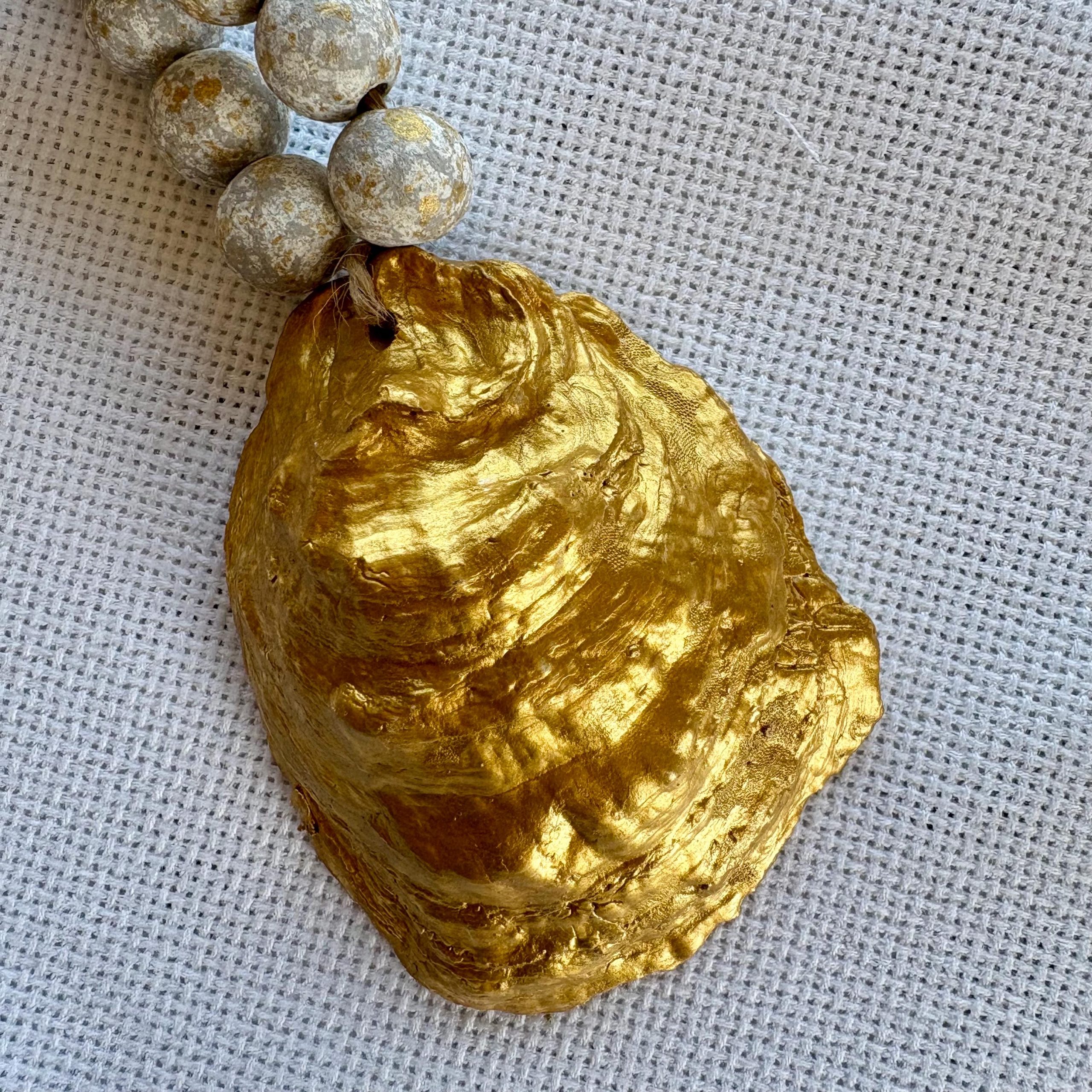 Oyster Shell Blessing Beads: Coastal Nautical Decor - Image 5