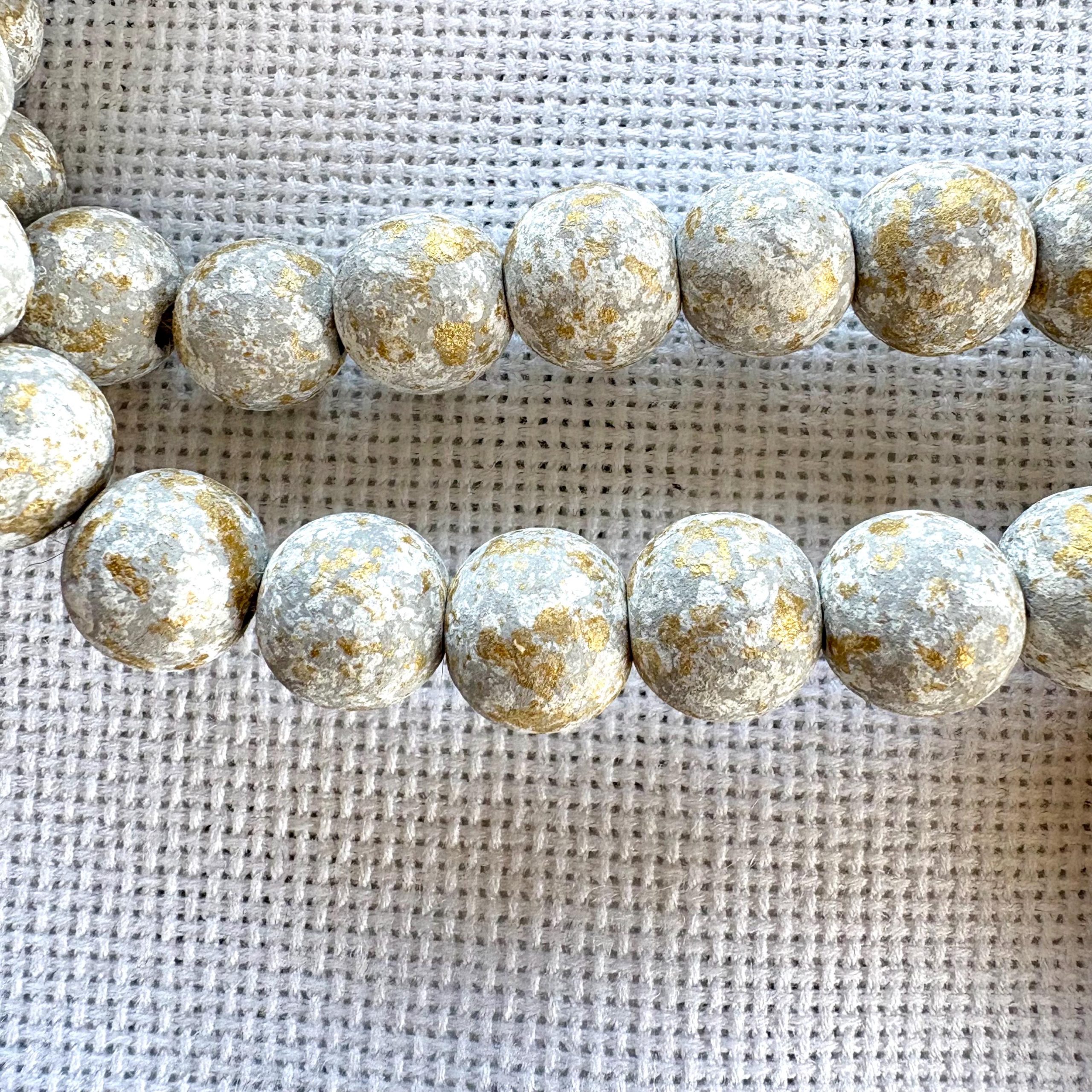Oyster Shell Blessing Beads: Coastal Nautical Decor - Image 4