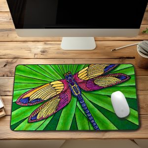 Dragonfly Desk Mat