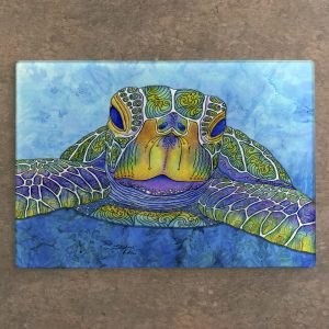 Face to Face Turtle Cutting Board
