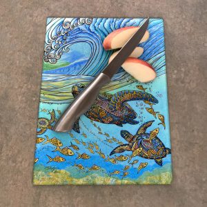 Under the Wave Cutting Board