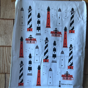 Outer Banks Lighthouses Tea Towel