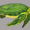 SeaTurtle in Greens