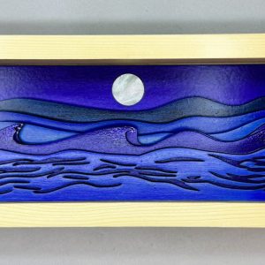 Moody Purple Moonscape Shadowbox