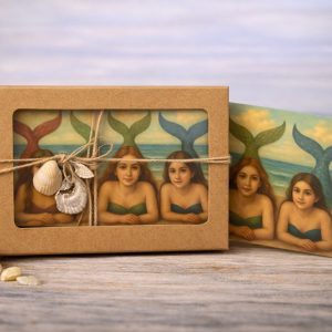 Mermaid Art Note Card Set – Boxed Fine Art Cards by Angel Fritz