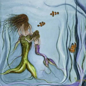 Mermaid Art Print | Coastal Village Collection