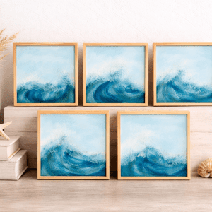 Surf’s Up Mini – Original Ocean Paintings