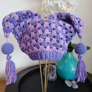 Purple Hexy Jester Hat