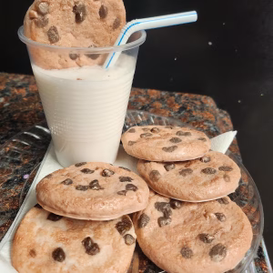 Cookies & Milk Goat Milk Glycerin Soap Snickerdoodle Scent Handmade Fake Food