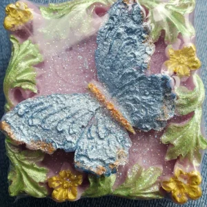 Butterfly Soap bar, handpainted soap, Mothers Day soaps