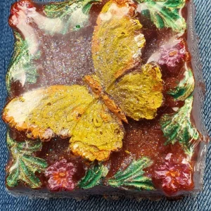 Butterfly Soap bar, handpainted soap, Mothers Day soaps