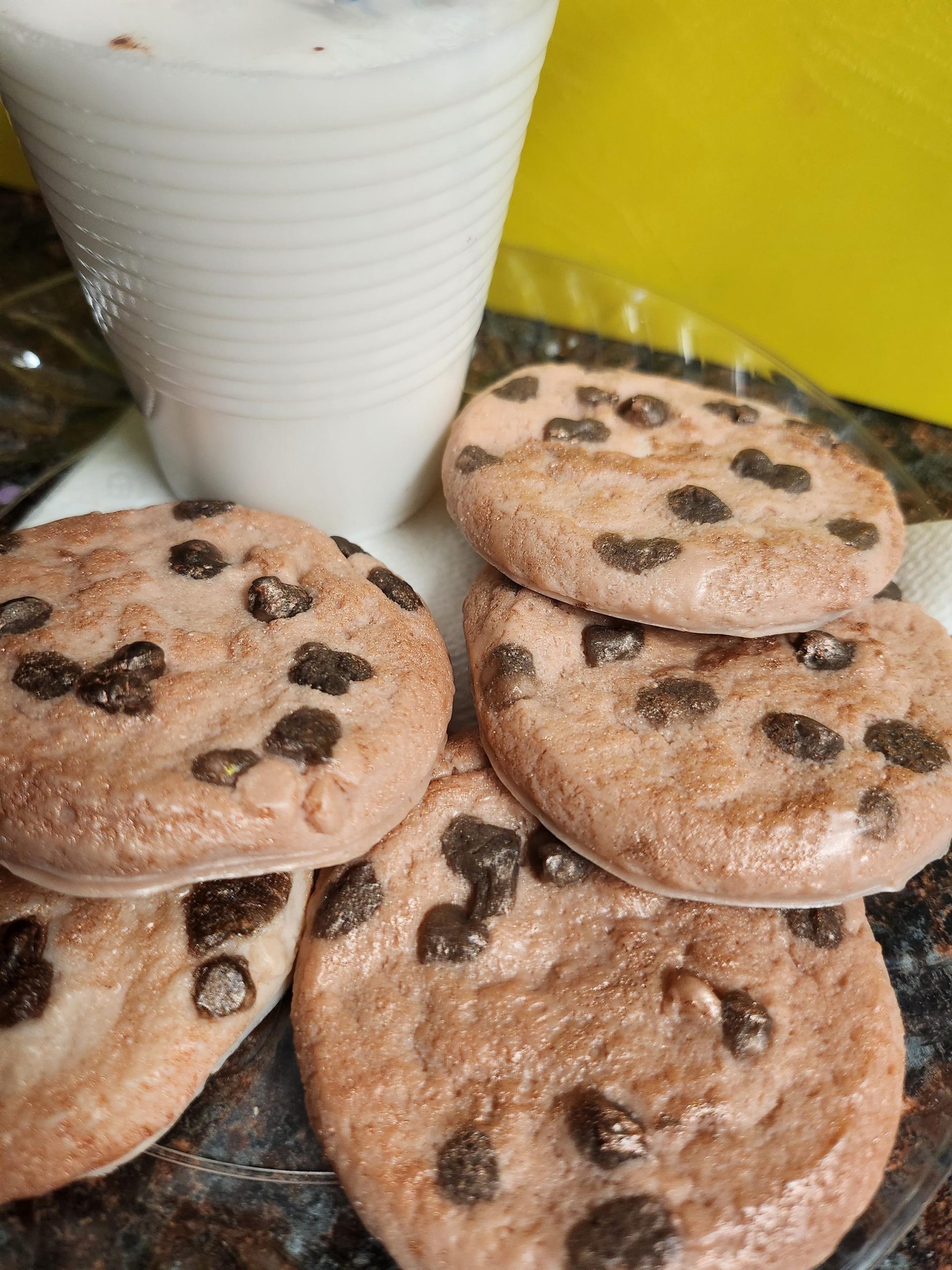 Cookies & Milk Goat Milk Glycerin Soap Snickerdoodle Scent Handmade Fake Food - Image 2