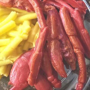 Crab Leg Dinner Soap Set: Handmade Fake Food Gag Gift