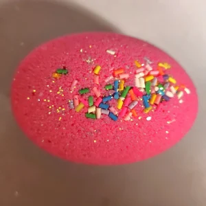 Easter Egg Bath Bomb, Buttercream Scent, Kids Basket Stuffer