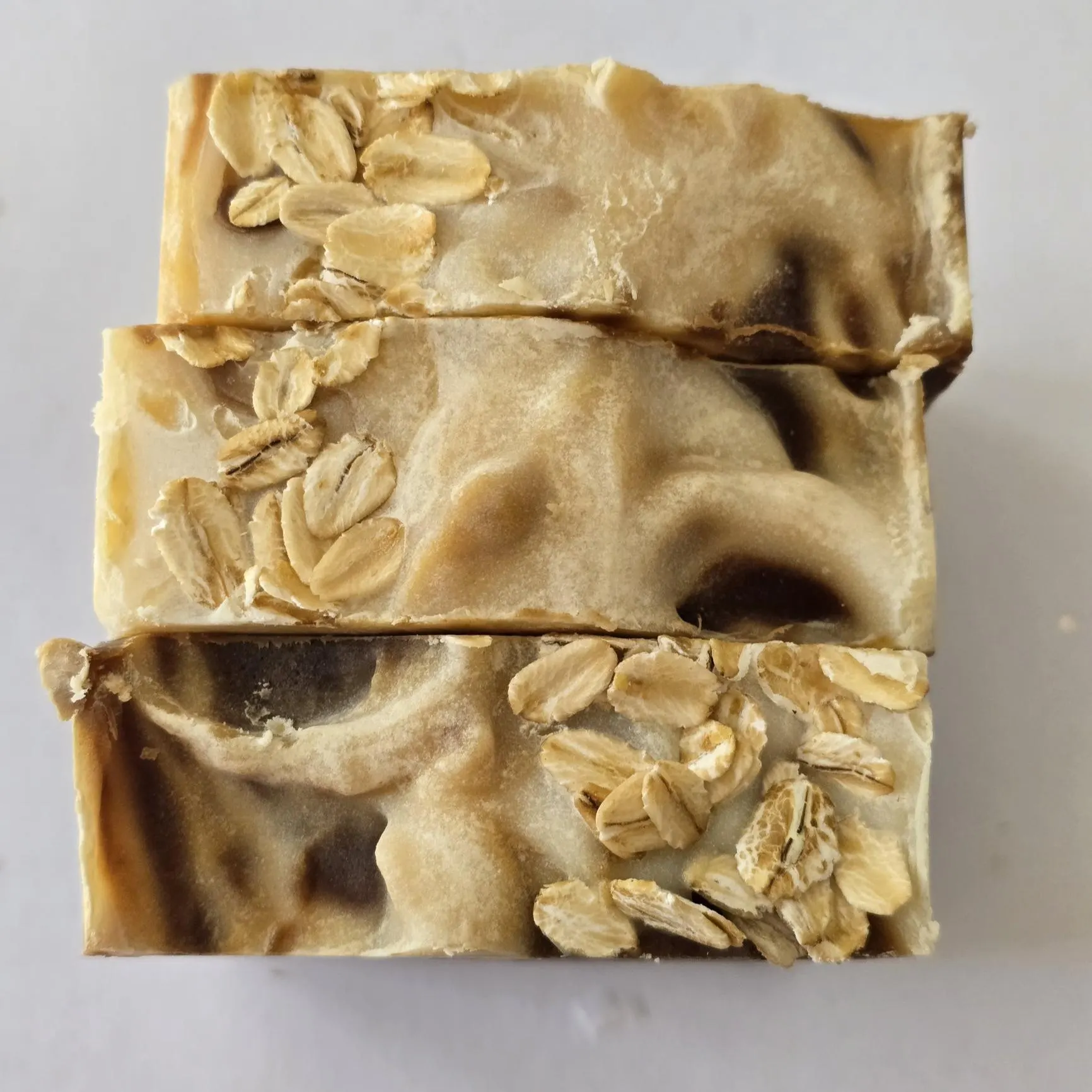 Hot Buttered Oatmeal Goats Milk Soap Handmade - Image 2