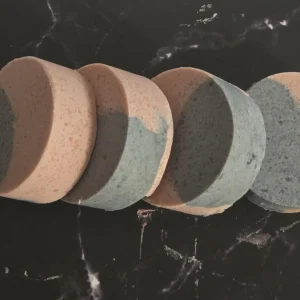 Pink Granite Salt Bars Antibacterial soap Exfoliating Handmade