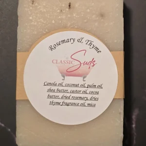 Rosemary and Thyme Soap Bar Herbal Soap Handmade Natural soaps