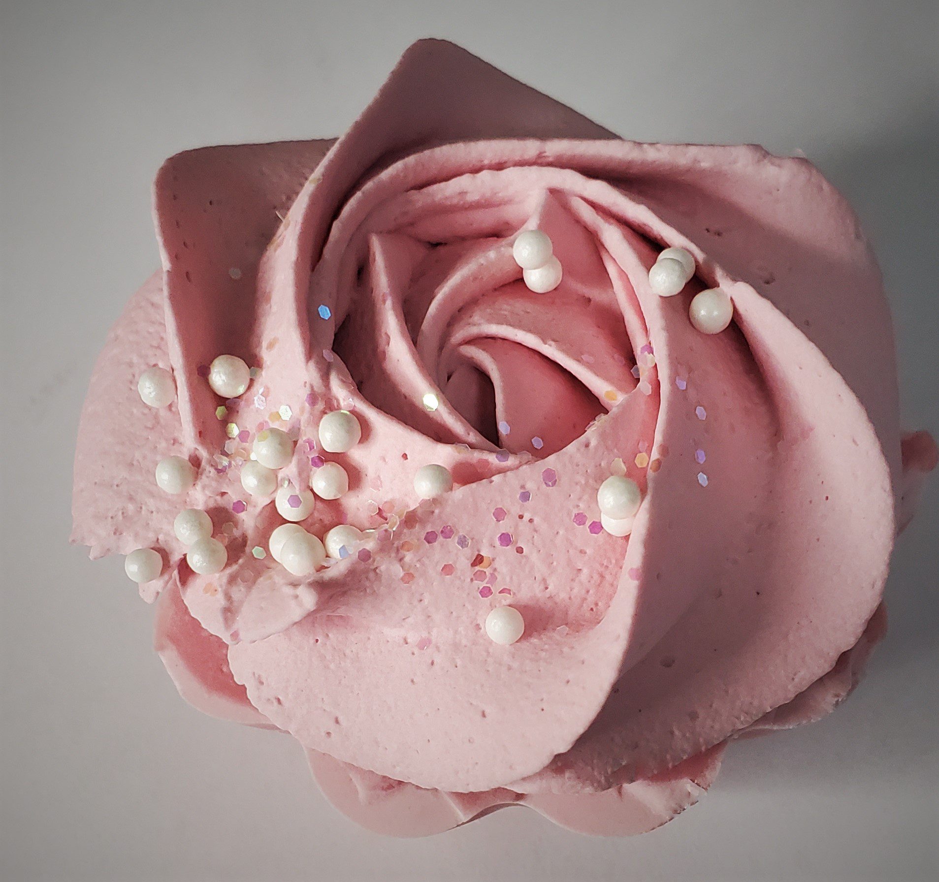 Rosette Cupcake Soap: Ocean Rose Scented, Bridal Favor