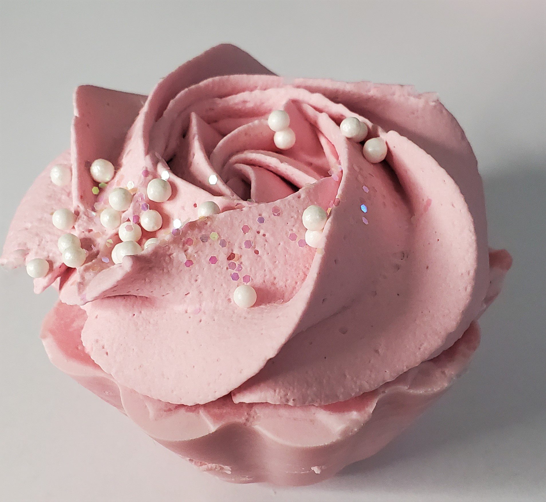 Rosette Cupcake Soap: Ocean Rose Scented, Bridal Favor - Image 2