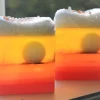 Summer Sunset Glycerin Soap Bar: Ocean Breeze Scent, Himalayan Salt