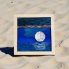 Low Moon on Night Beach ~ Wall Hanging