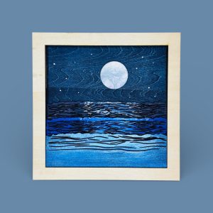 Moon Reflections Wall Hanging