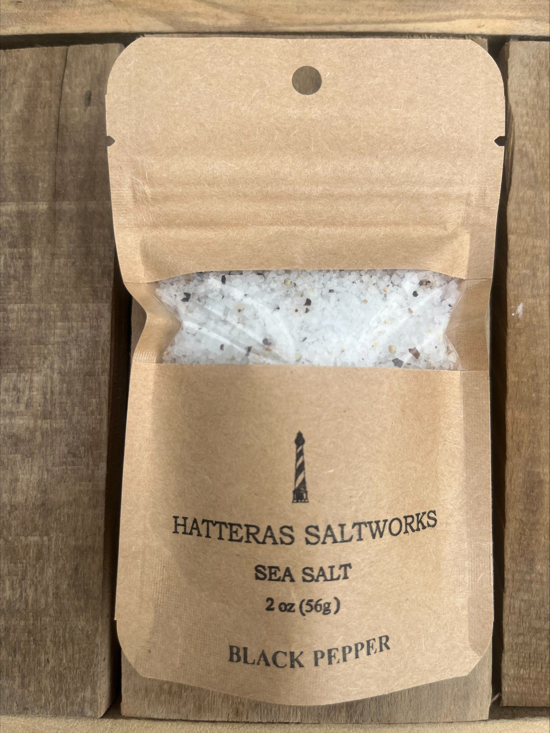 Black Pepper Sea Salt 2 oz