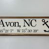 Avon GPS Sign with Anchor