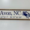 Avon GPS Sign with Crab