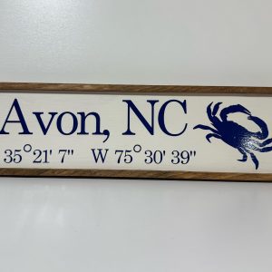 Avon GPS Sign with Crab