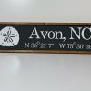 Avon GPS Sign with Sand Dollar