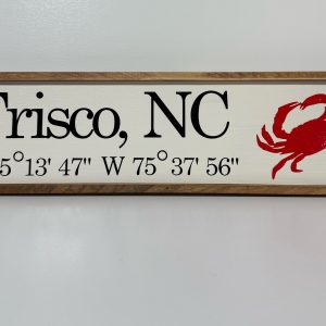 Frisco GPS Sign w Crab