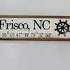 Frisco GPS Sign w Wheel