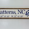 Hatteras GPS Sign with Crab