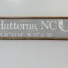 Hatteras GPS Sign with Mermaid