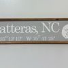 Hatteras GPS Sign with Sand dollar