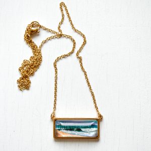 Avalon Pier II - Stainless Steel Bar Necklace