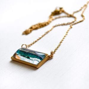 Avalon Pier II - Stainless Steel Bar Necklace