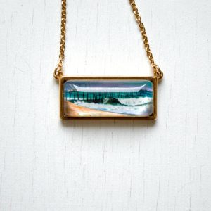 Avalon Pier II - Stainless Steel Bar Necklace