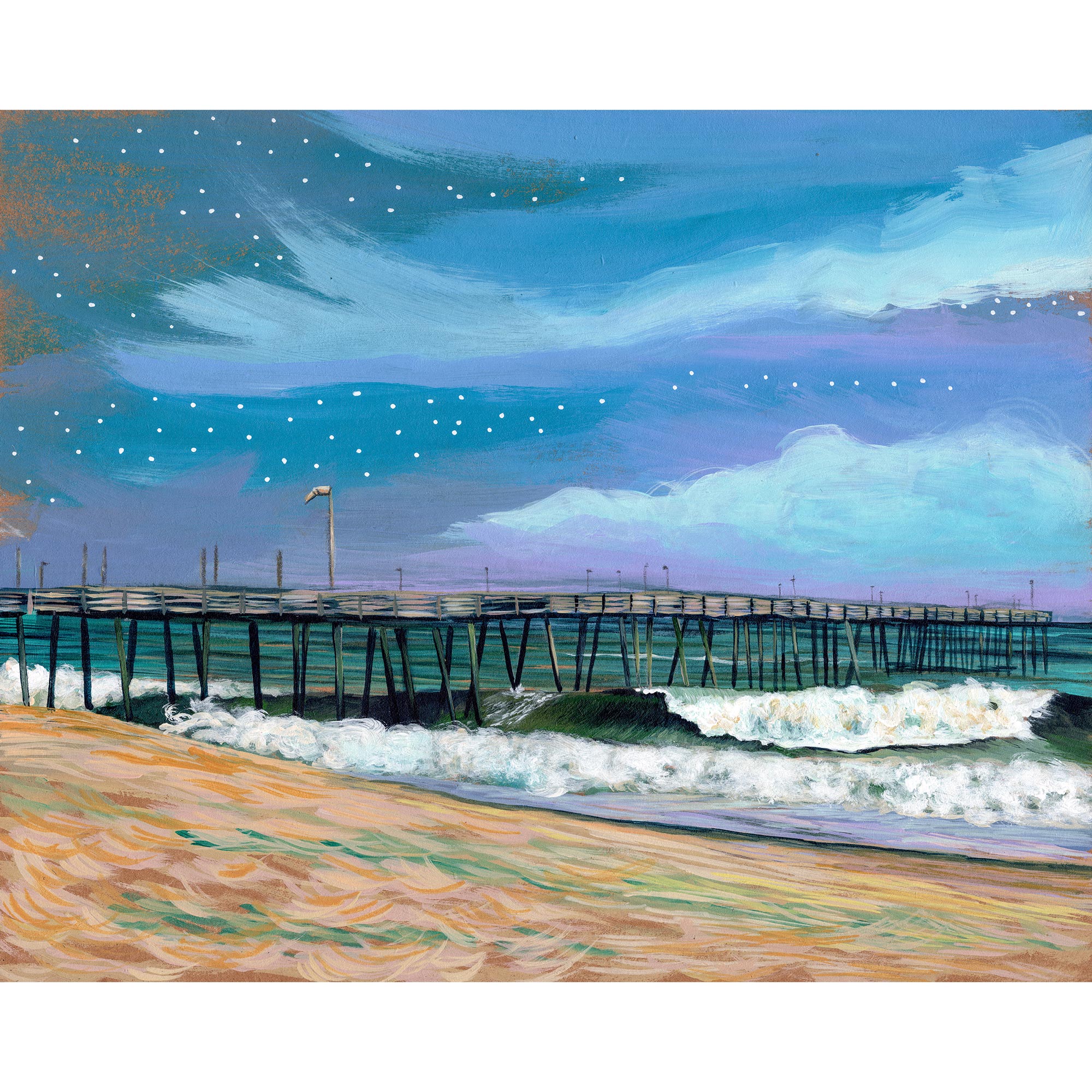 Avalon Pier II – Giclée Print - Image 3