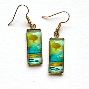 Before the Storm - Stainless Steel Bar Earrings