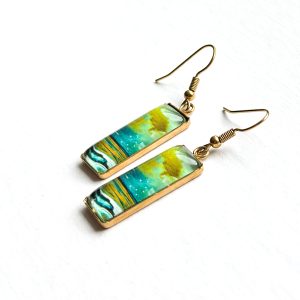Before the Storm - Stainless Steel Bar Earrings