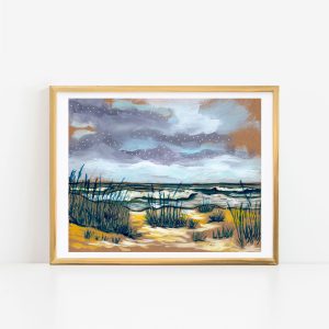 Outer Banks Seascape Sketch I - Giclée Print