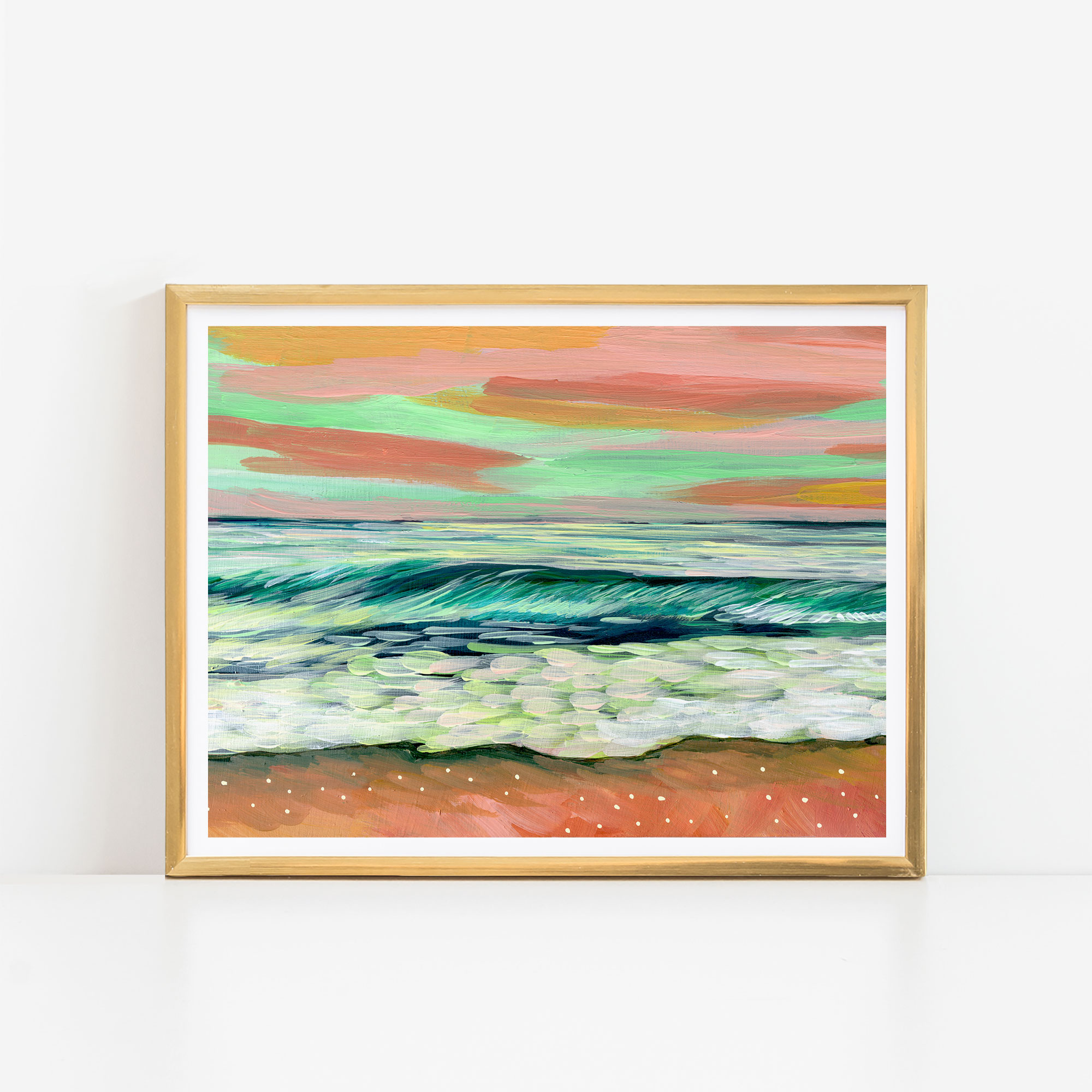 Pastel Seascape II – Giclée Print