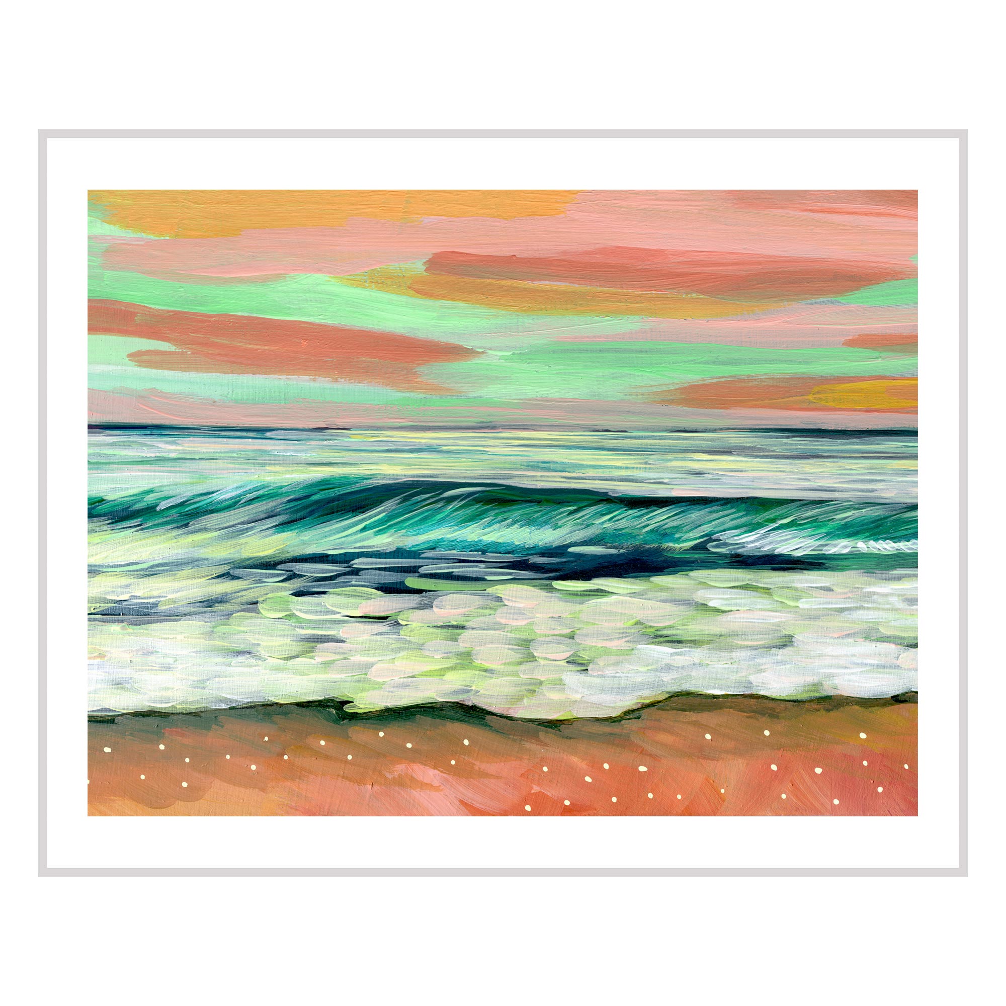Pastel Seascape II – Giclée Print - Image 2