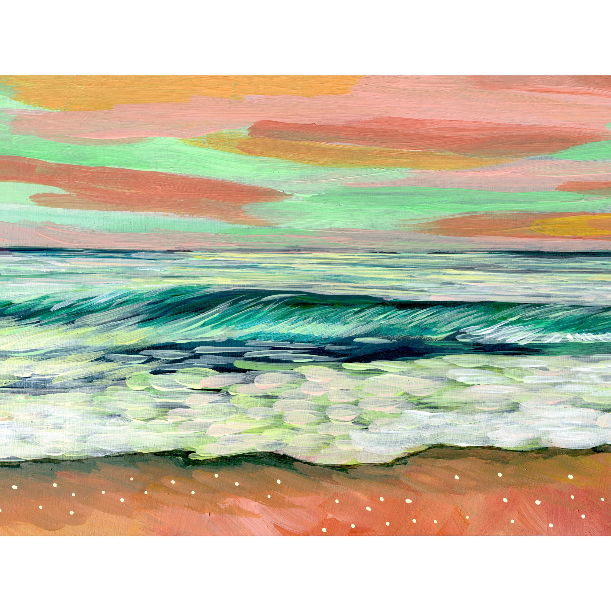 Pastel Seascape II – Giclée Print - Image 3