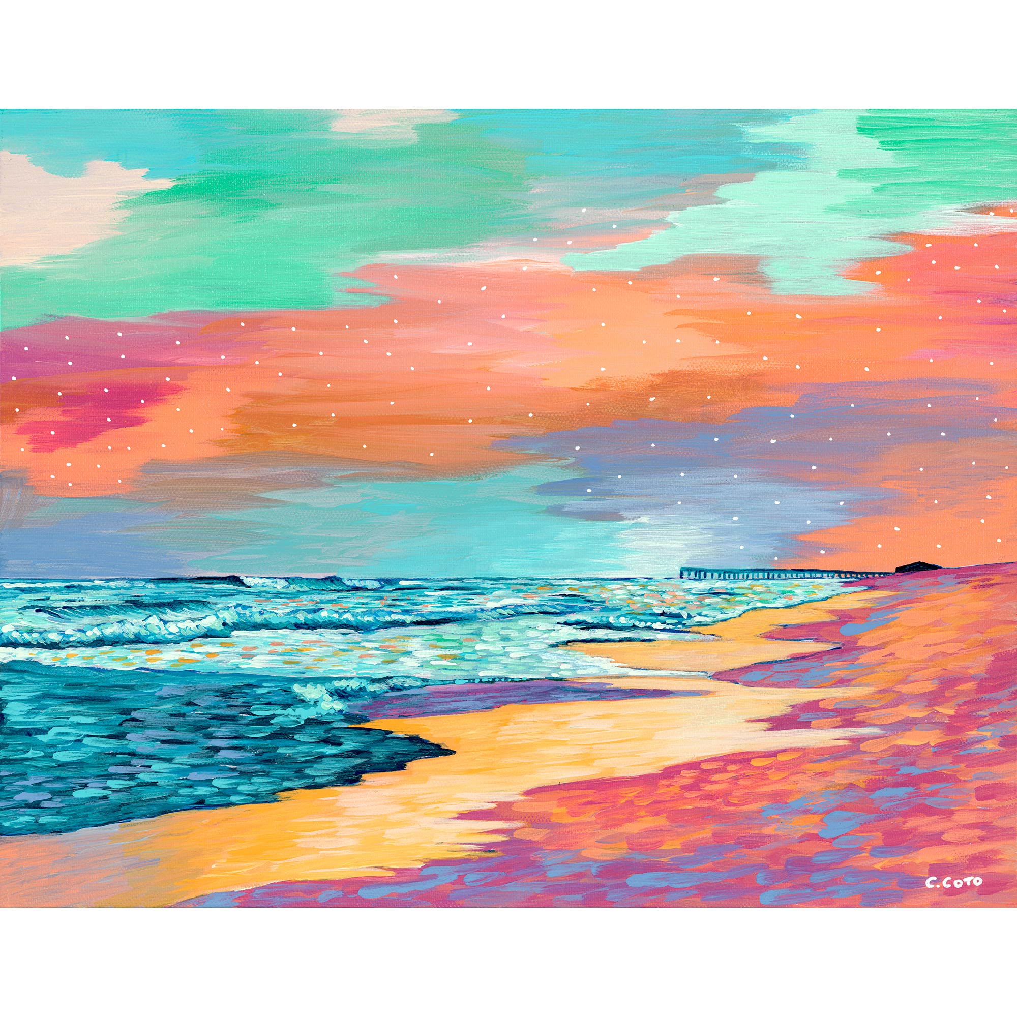 Peaceful Seascape – Giclée Print - Image 3