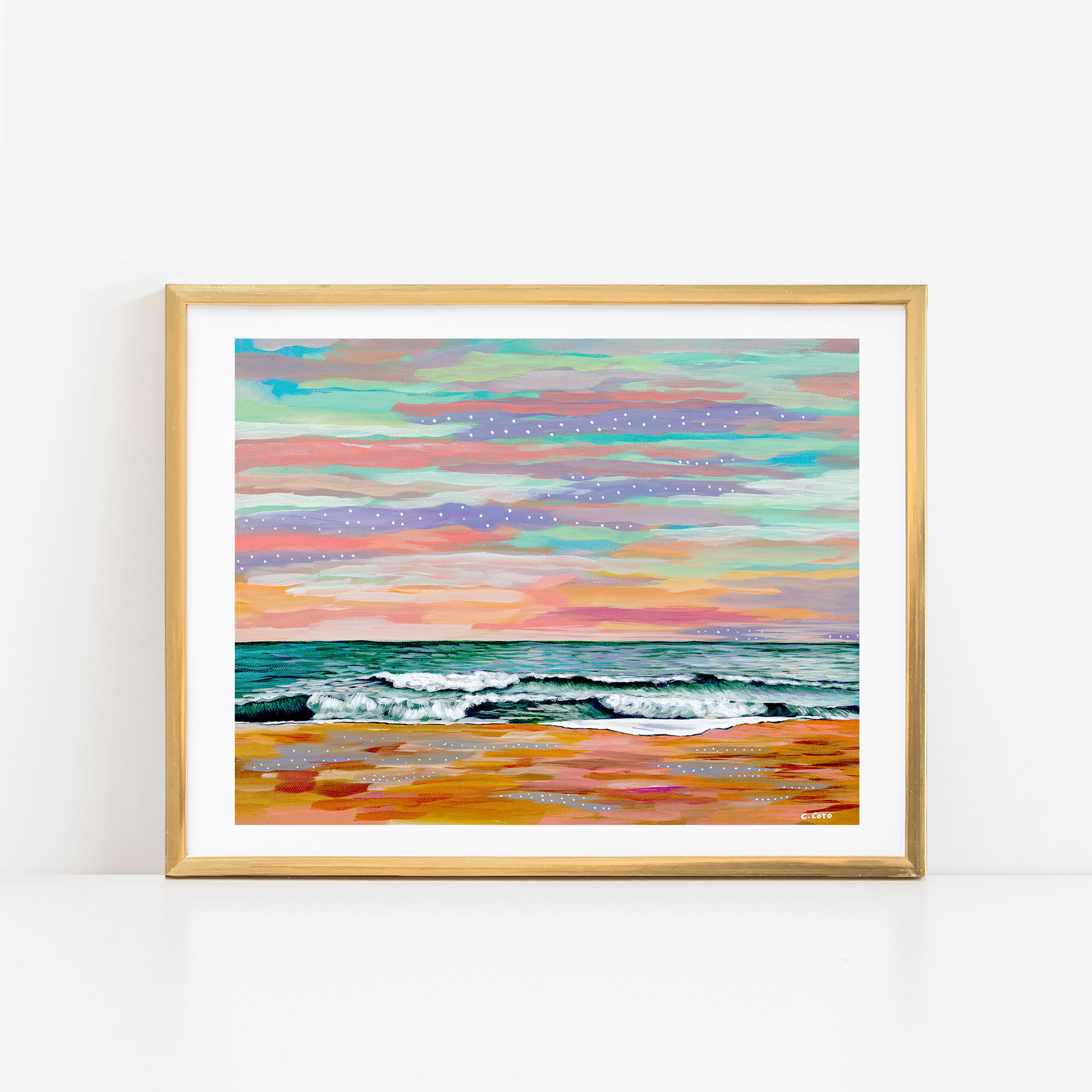 Rainbow Seascape IV – Giclée Print